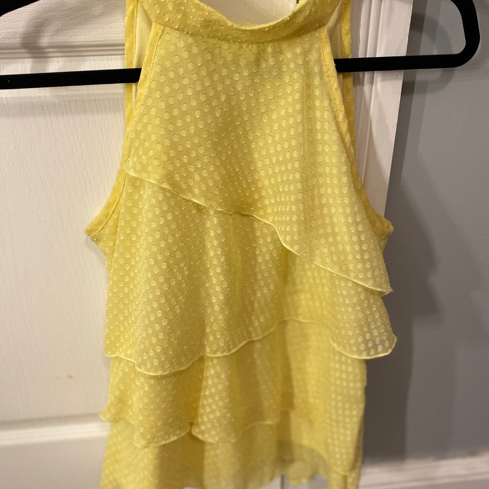 Yellow Ruffled top - Picture 1 of 1